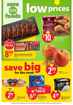 Catalogue Save-On-Foods from 07/13/2023