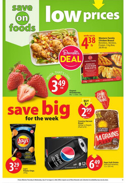 Catalogue Save-On-Foods from 07/27/2023