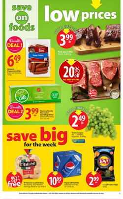 Catalogue Save-On-Foods from 08/03/2023