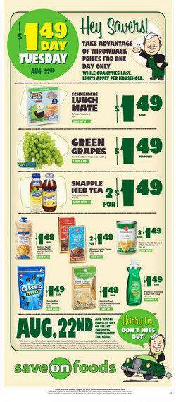 Catalogue Save-On-Foods from 08/17/2023
