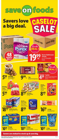 Catalogue Save-On-Foods from 08/31/2023