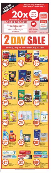 Shoppers Flyer from 05/21/2022