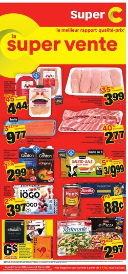 Catalogue Super C from 01/27/2022
