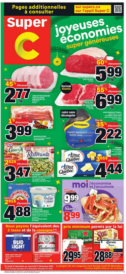 Catalogue Super C from 12/21/2023
