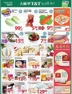 Catalogue T&T Supermarket - Ottawa from 11/19/2021