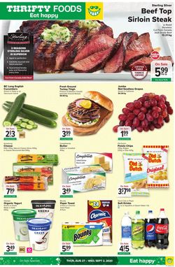 Catalogue Thrifty Foods from 08/27/2020