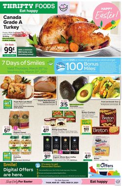 Catalogue Thrifty Foods from 03/25/2021