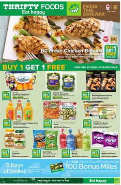 Catalogue Thrifty Foods from 05/13/2021