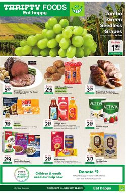 Catalogue Thrifty Foods from 09/16/2021