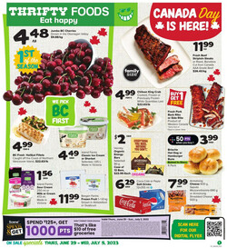 Catalogue Thrifty Foods from 06/29/2023