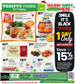 Catalogue Thrifty Foods from 11/23/2023