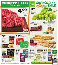 Catalogue Thrifty Foods from 01/18/2024