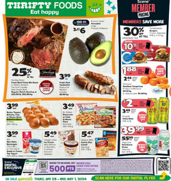 Catalogue Thrifty Foods from 04/25/2024