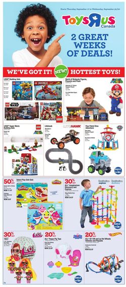 Catalogue Toys''R''Us from 09/17/2020
