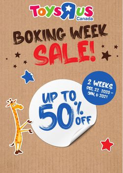 Catalogue Toys''R''Us - Boxing Week 2020 from 12/22/2020
