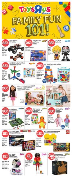 Catalogue Toys''R''Us from 02/18/2021