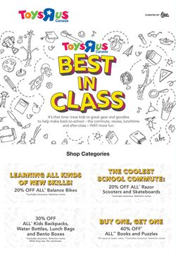 Catalogue Toys''R''Us from 08/26/2021