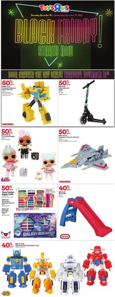 Catalogue Toys''R''Us BLACK FRIDAY 2021 from 11/18/2021