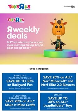 Catalogue Toys''R''Us from 05/26/2022