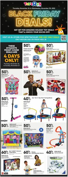 Catalogue Toys''R''Us from 11/24/2022
