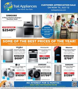 Catalogue Trail Appliances from 06/25/2020