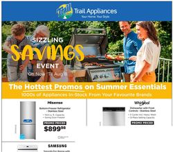 Catalogue Trail Appliances from 07/22/2021