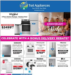 Catalogue Trail Appliances from 09/16/2021