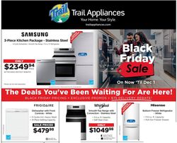 Catalogue Trail Appliances BLACK FRIDAY 2021 from 11/18/2021
