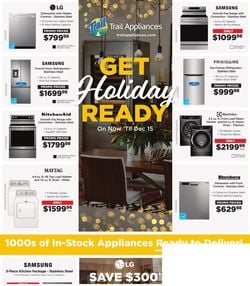 Catalogue Trail Appliances from 12/02/2021