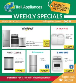 Catalogue Trail Appliances from 03/24/2022