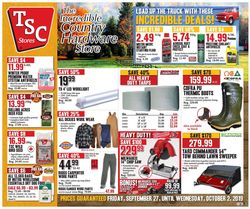 Catalogue TSC Stores from 09/27/2019