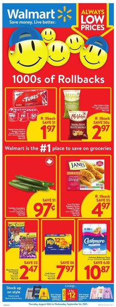 Catalogue Walmart from 08/26/2021