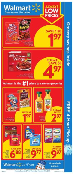 Catalogue Walmart from 12/26/2021