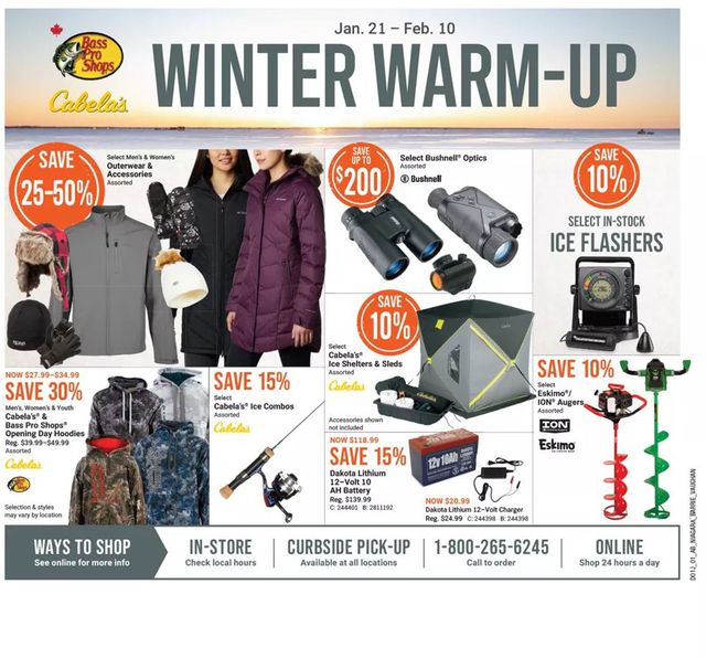 Bass Pro Flyer from 01/21/2021