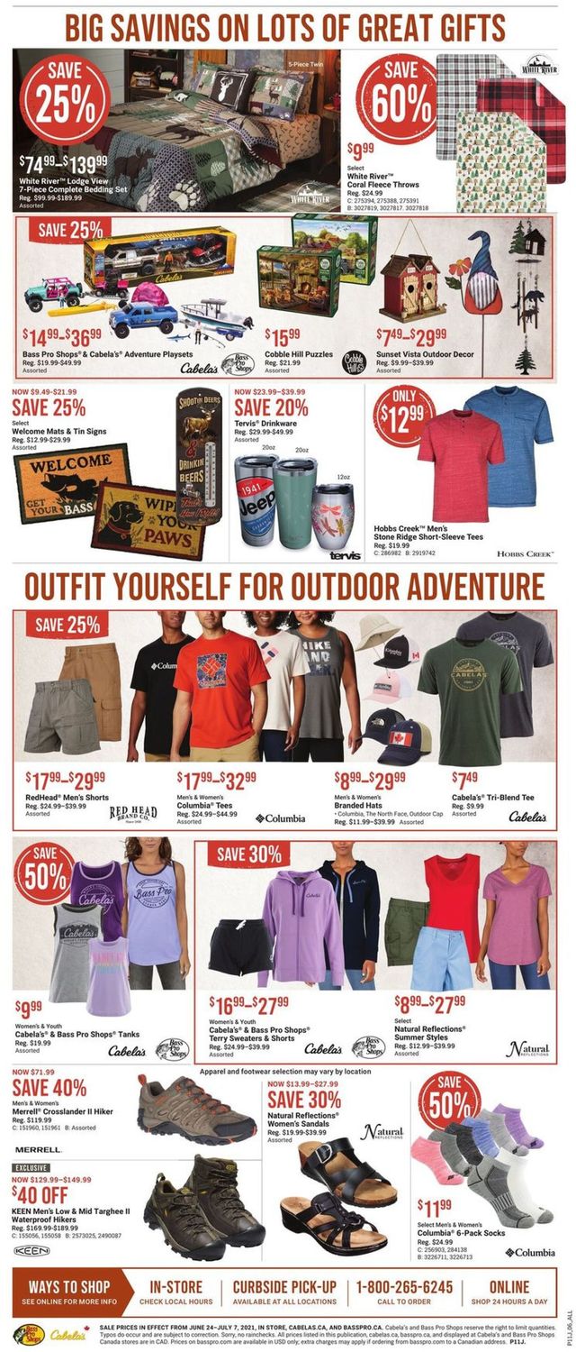 Bass Pro Flyer from 06/24/2021