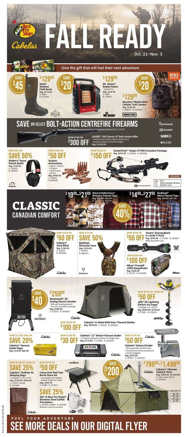 Bass Pro Flyer from 10/21/2021