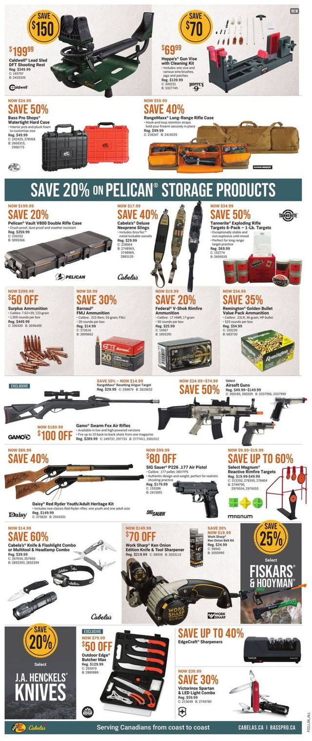 Bass Pro Flyer from 11/22/2021