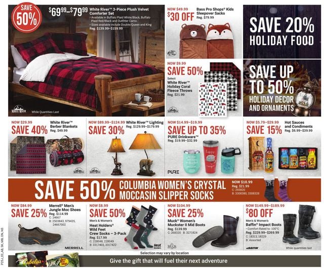 Bass Pro Flyer from 12/09/2021