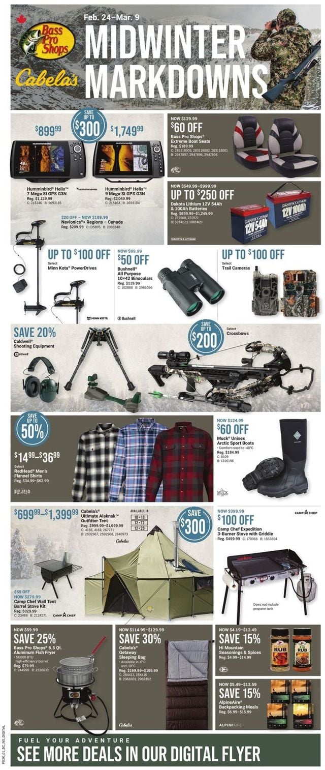Bass Pro Flyer from 02/24/2022