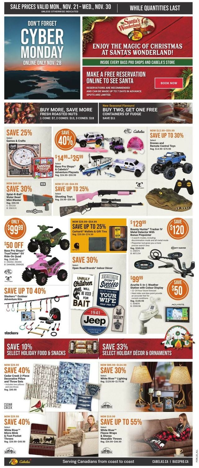 Bass Pro Flyer from 11/21/2022