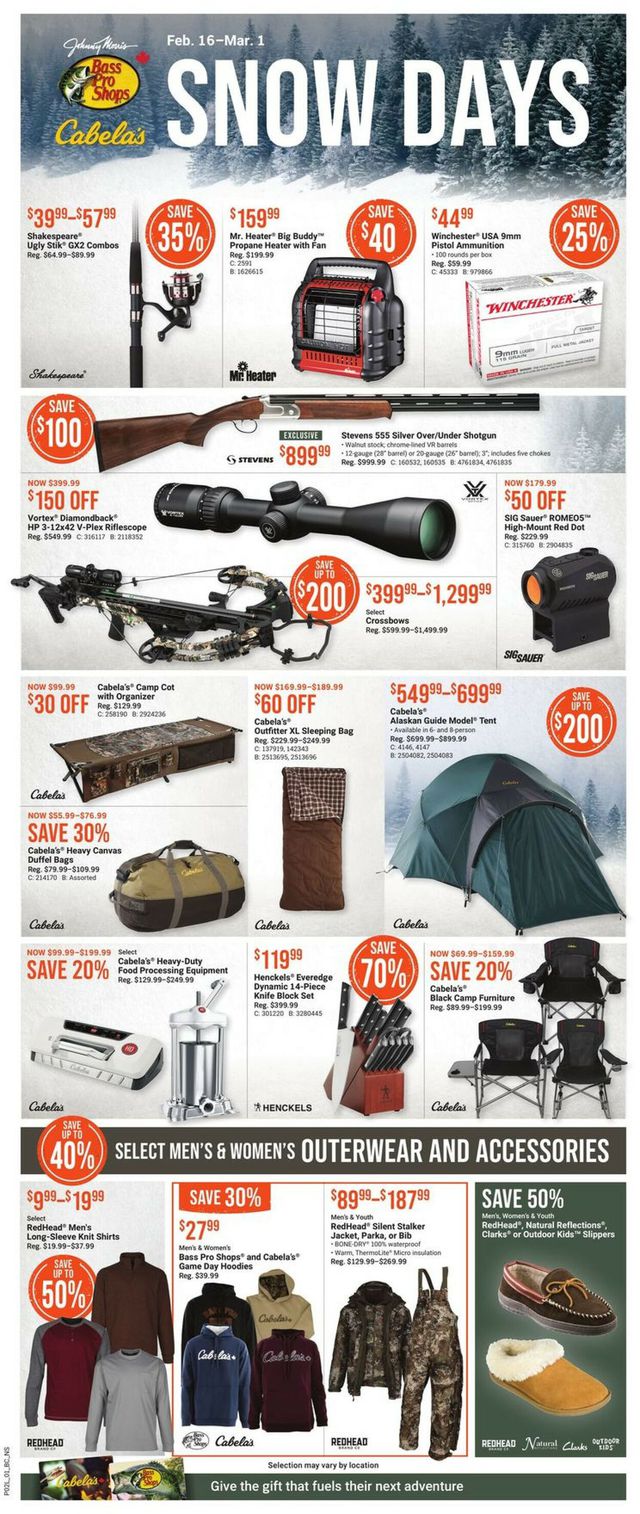 Bass Pro Flyer from 02/16/2023