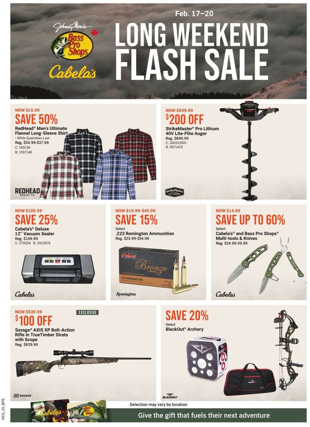 Bass Pro Flyer from 02/17/2023