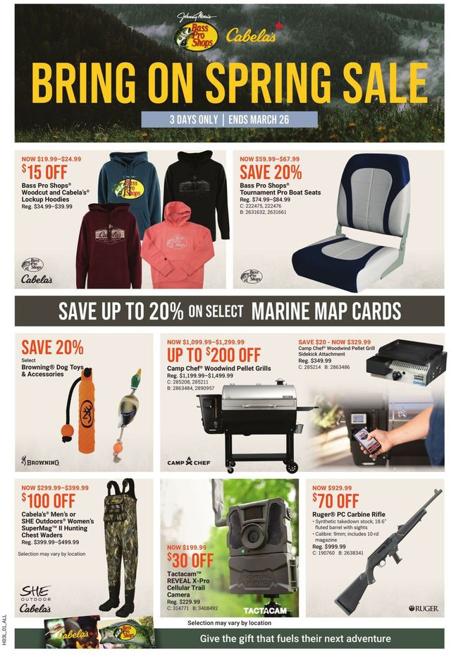 Bass Pro Flyer from 03/24/2023