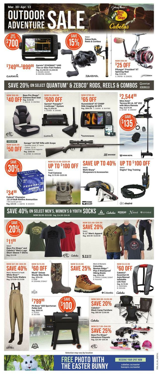 Bass Pro Flyer from 03/30/2023