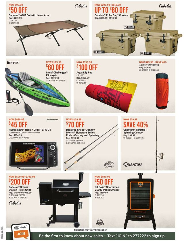 Bass Pro Flyer from 06/30/2023
