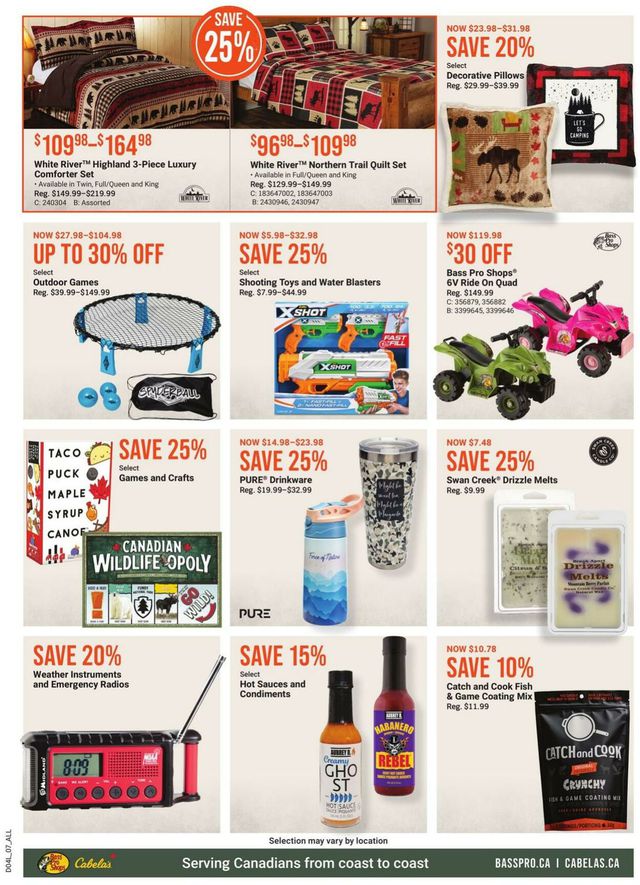 Bass Pro Flyer from 07/20/2023