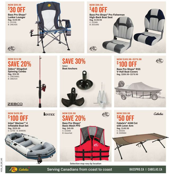 Bass Pro Flyer from 08/04/2023