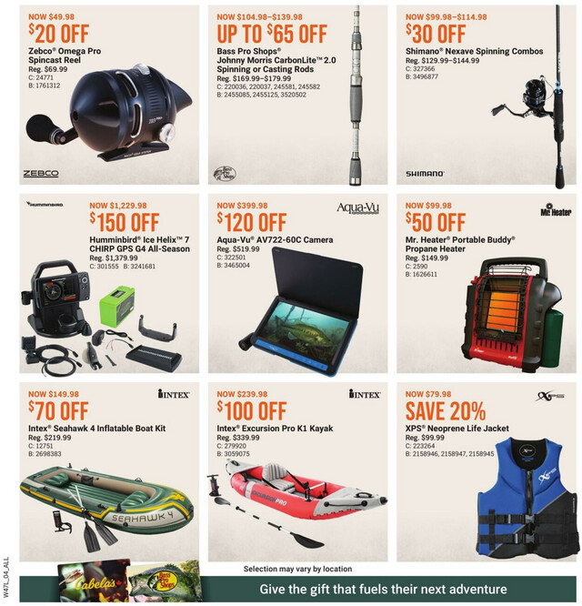 Bass Pro Flyer from 11/26/2023