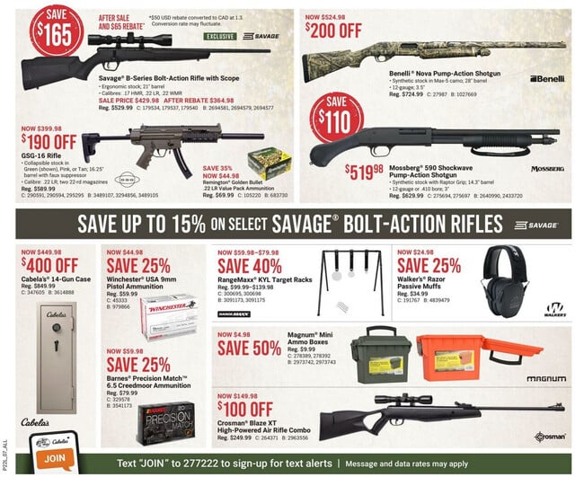 Bass Pro Flyer from 12/07/2023