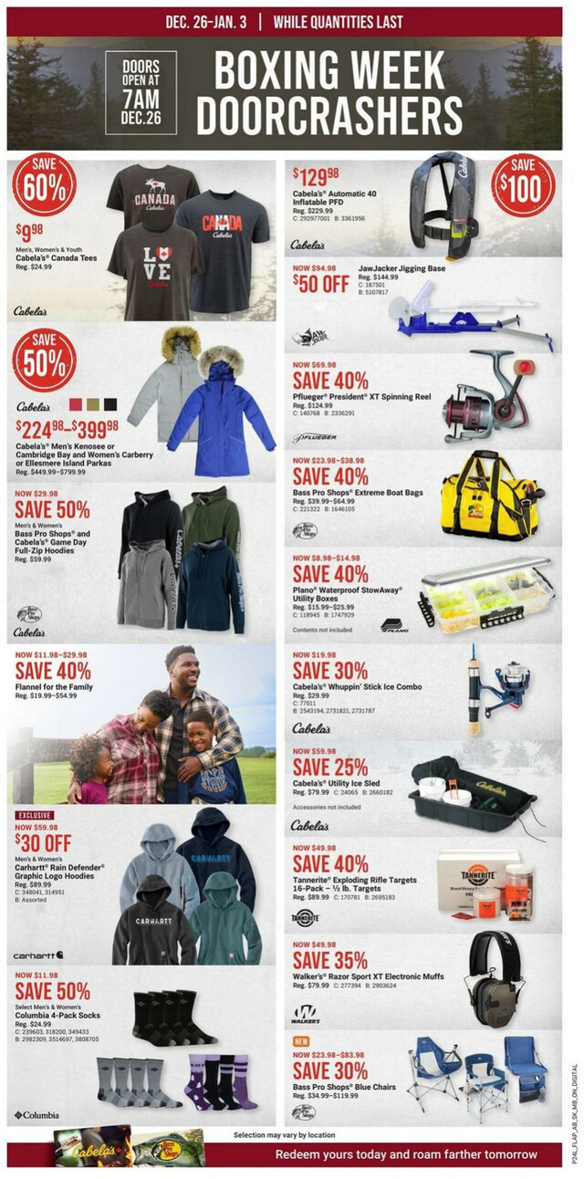 Bass Pro Flyer from 12/26/2023